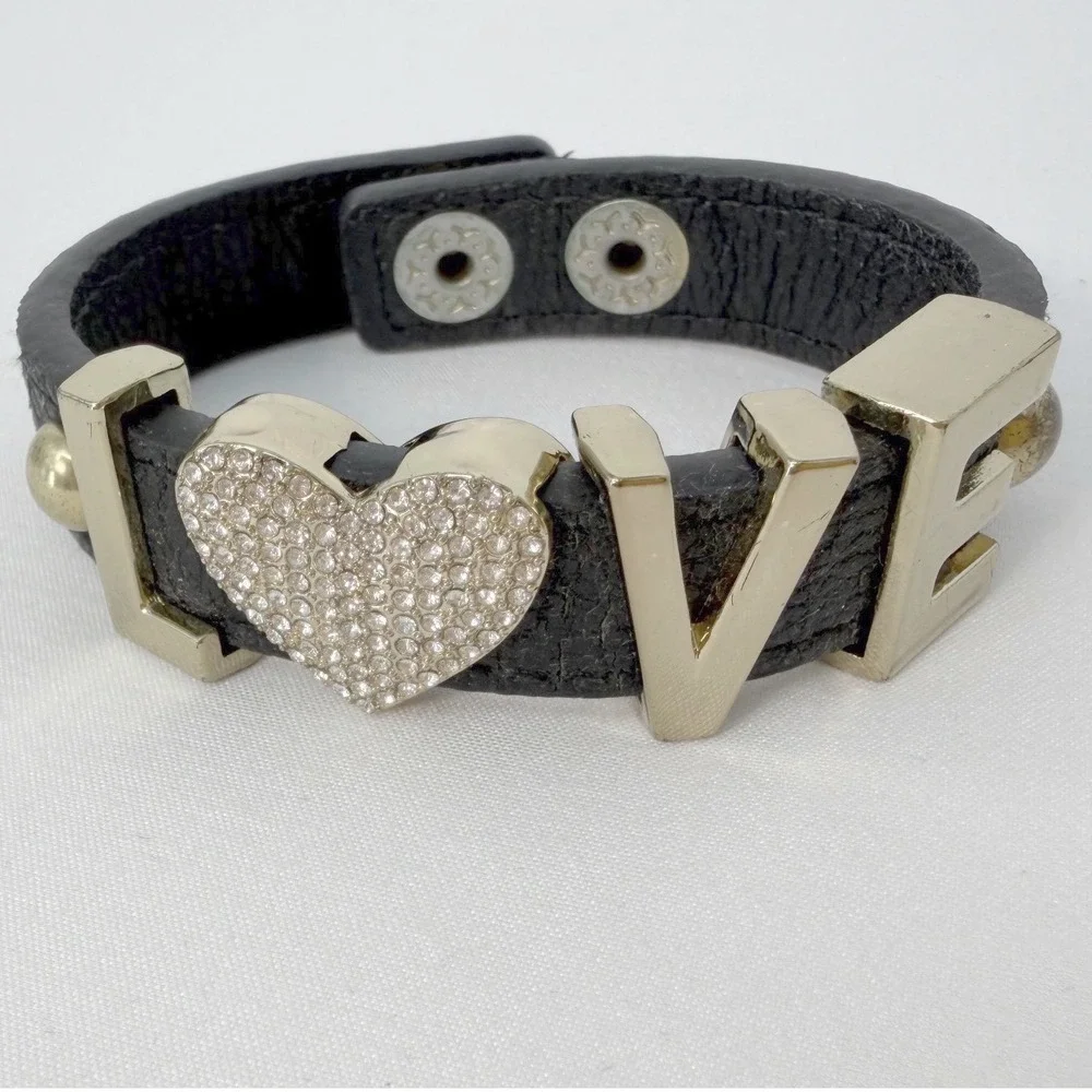 BCBG black pebbled
